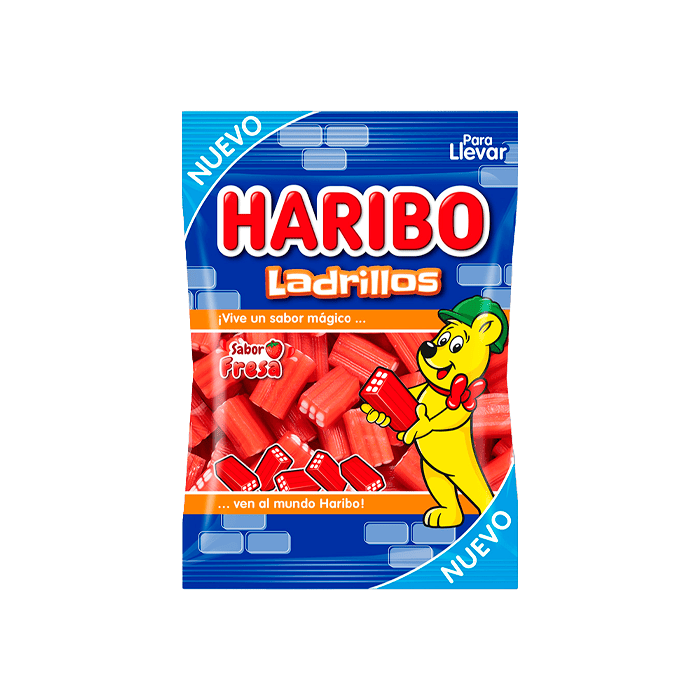 Tijolos 100g Haribo - Distribución Mayorista