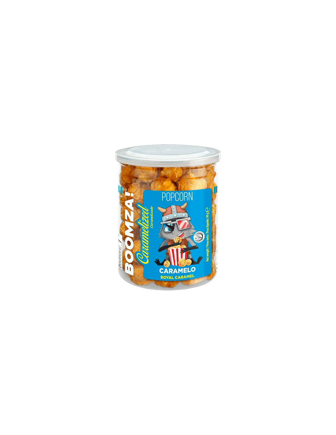 Boomza Popcorn Caramelized Royal Caramel 90g - Distribución Mayorista