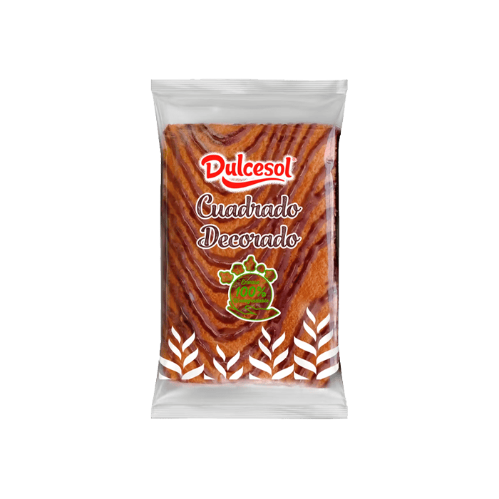 Cuadrado Decorado 85g Dulcesol-Distribución Mayorista