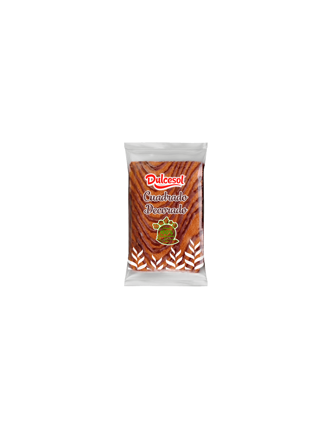 Quadrado Decorado 85g Dulcesol-Distribución Mayorista