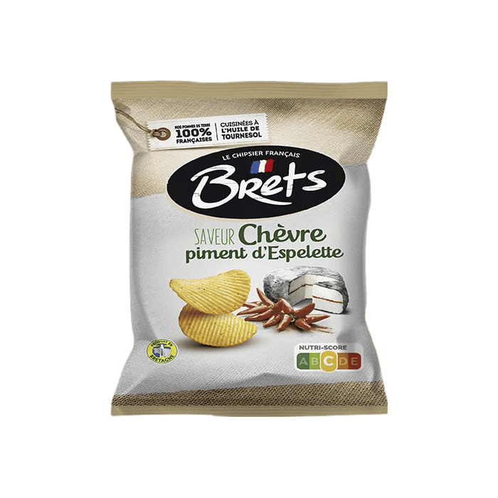 Brets Chèvre piment d'Espelette 25g - Distribución Mayorista