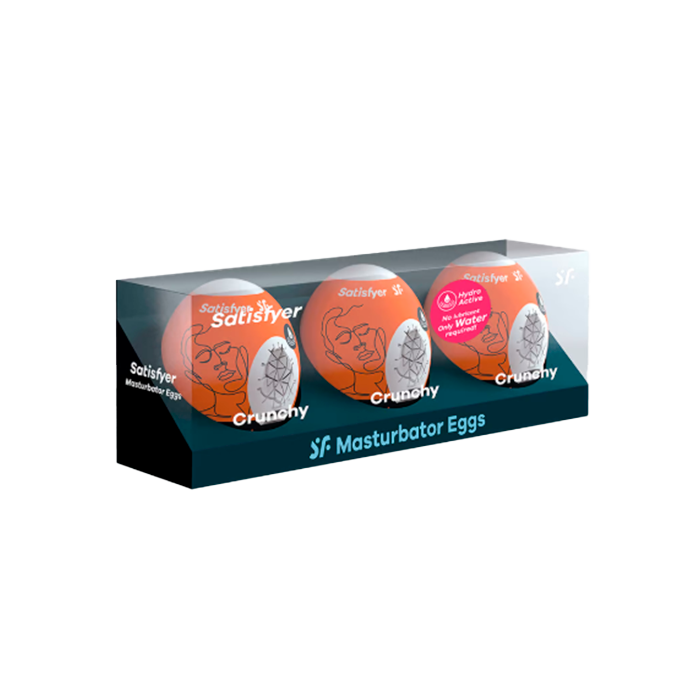 Huevo Masturador Crunchy Satisfyer - Distribución Mayorista