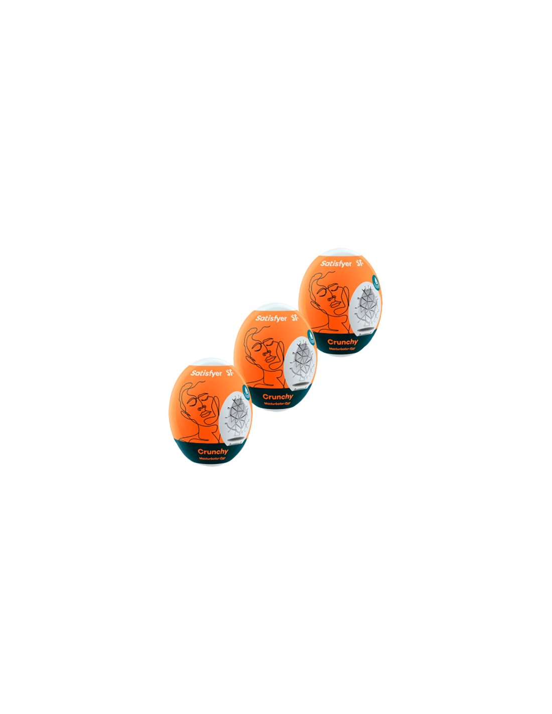 Ovo Crunchy Masturador Satisfyer - Distribución Mayorista