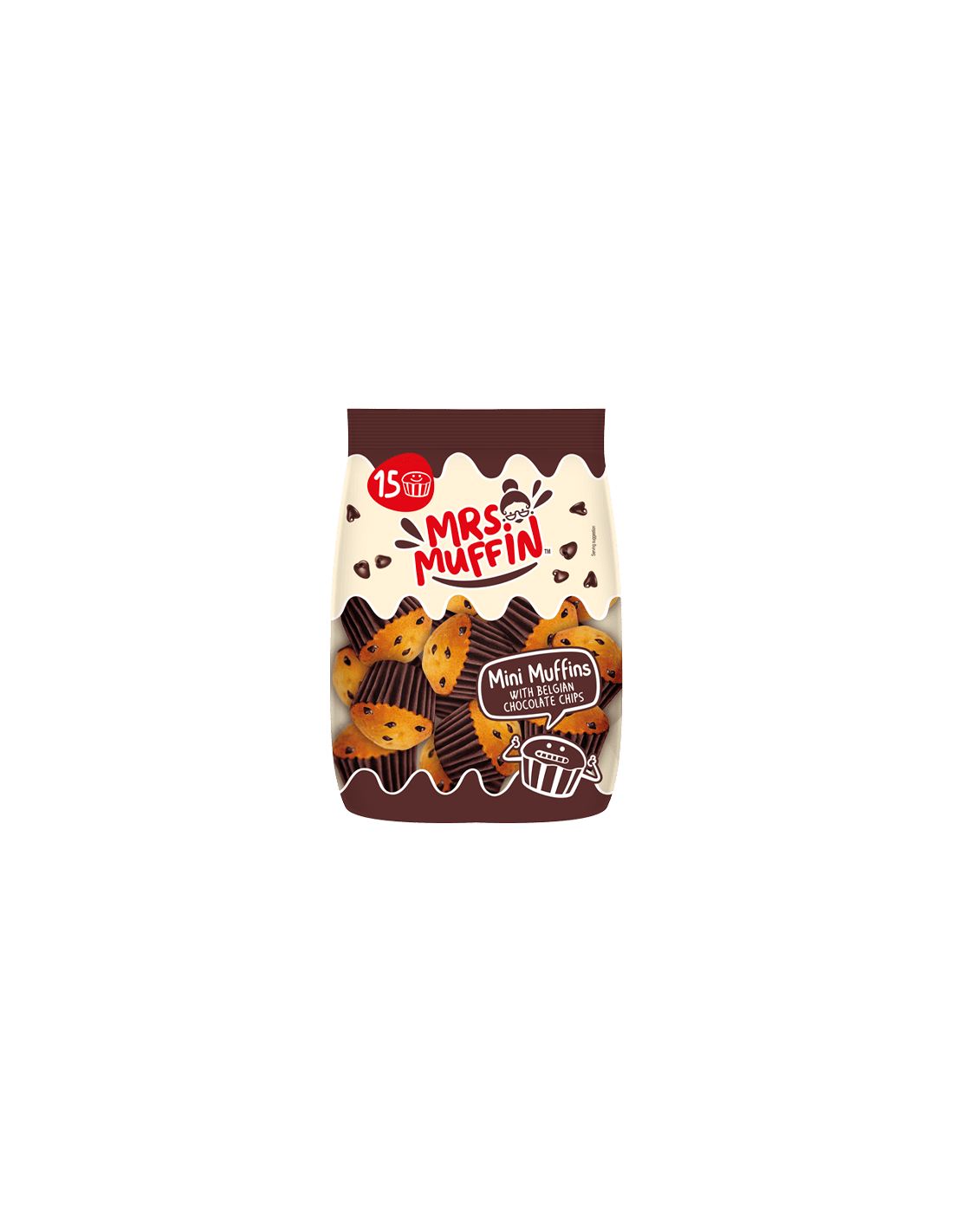 Mini Muffins Chips Chocolat 225g Mrs.Muffin - Distribución Mayorista