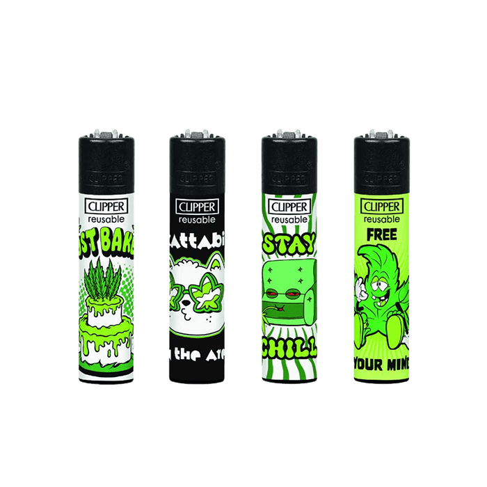 Isqueiro Clipper CP11 Marijuana Leaf - Distribución Mayorista