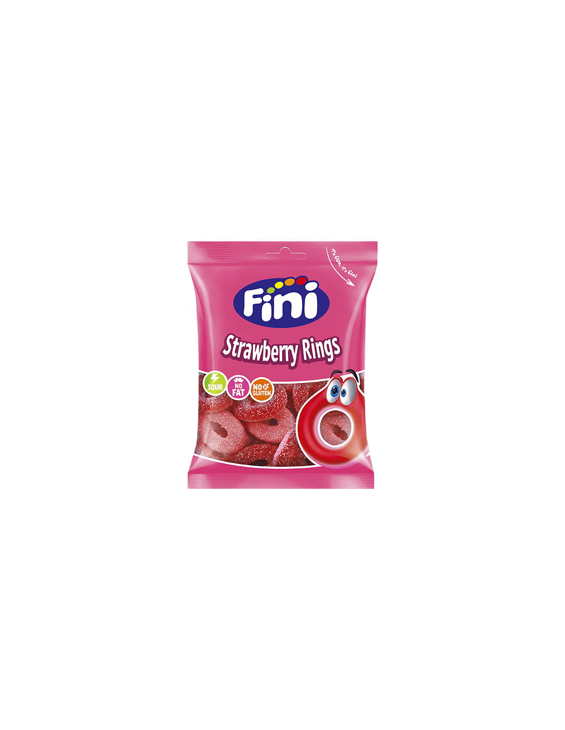 Strawberry Rings 90g Fini-Distribución Mayorista