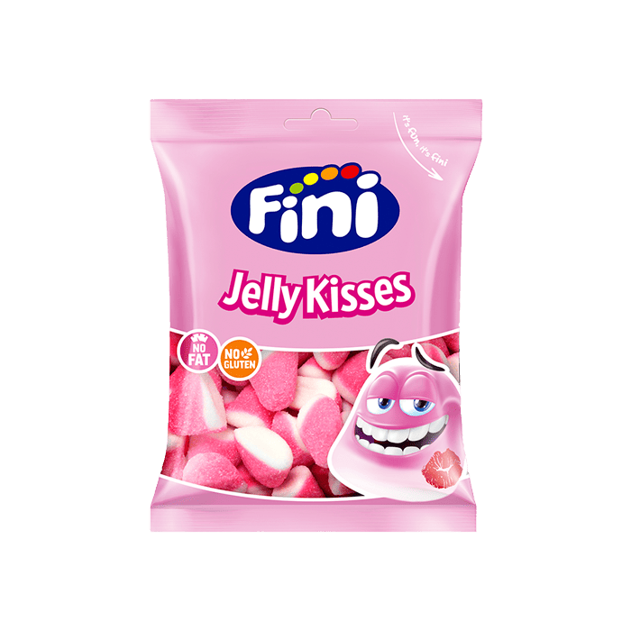 Besos Fresa 90g Fini-Distribución Mayorista