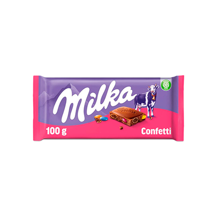Milka Confetti 100g  - Distribución Mayorista