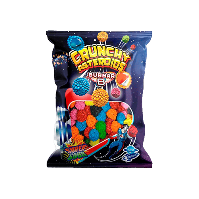 Crunchy Asteroids 100g Burmar - Distribución Mayorista
