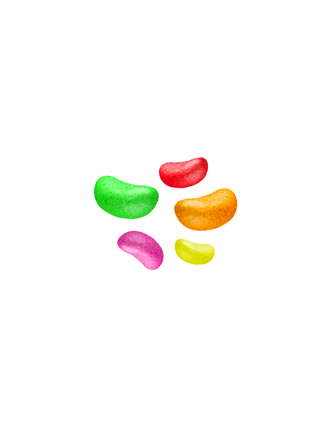 Sour Jelly Beans 85gr Fini - Distribución Mayorista