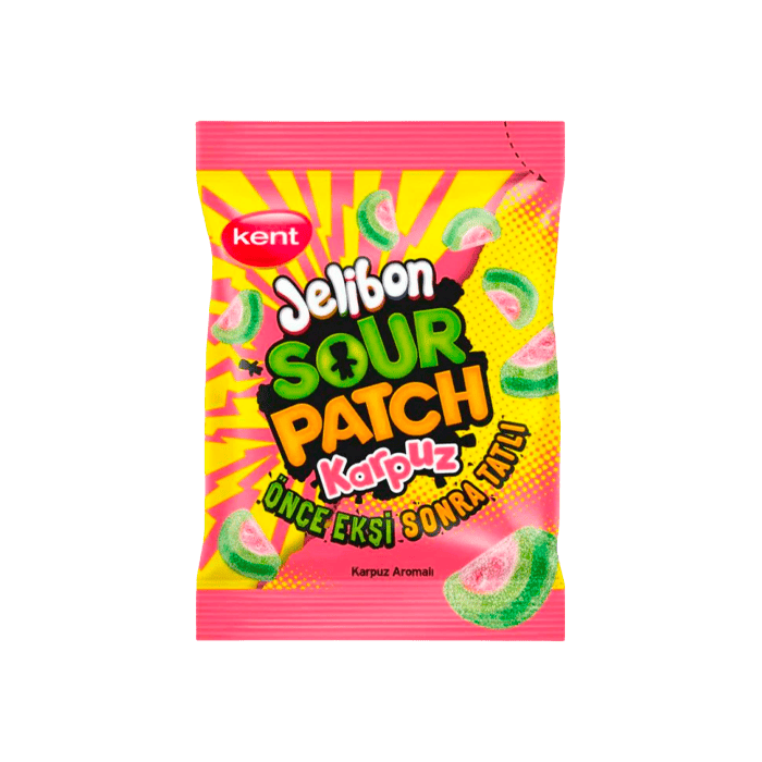 Jelibon Sour Patch Sandía 80g - Distribución Mayorista