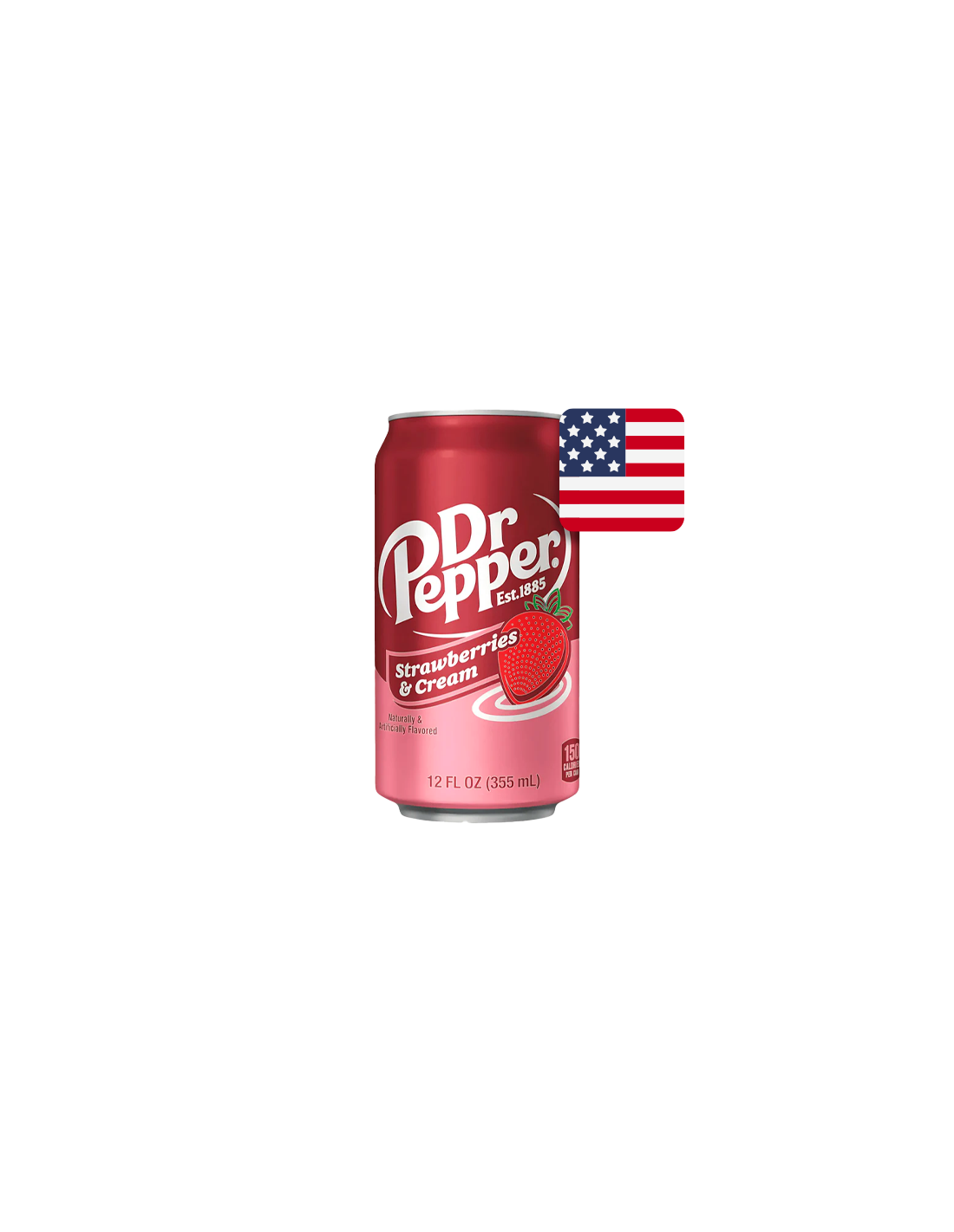 Dr Pepper Strawberries and Cream 355ml | Distribución Mayorista