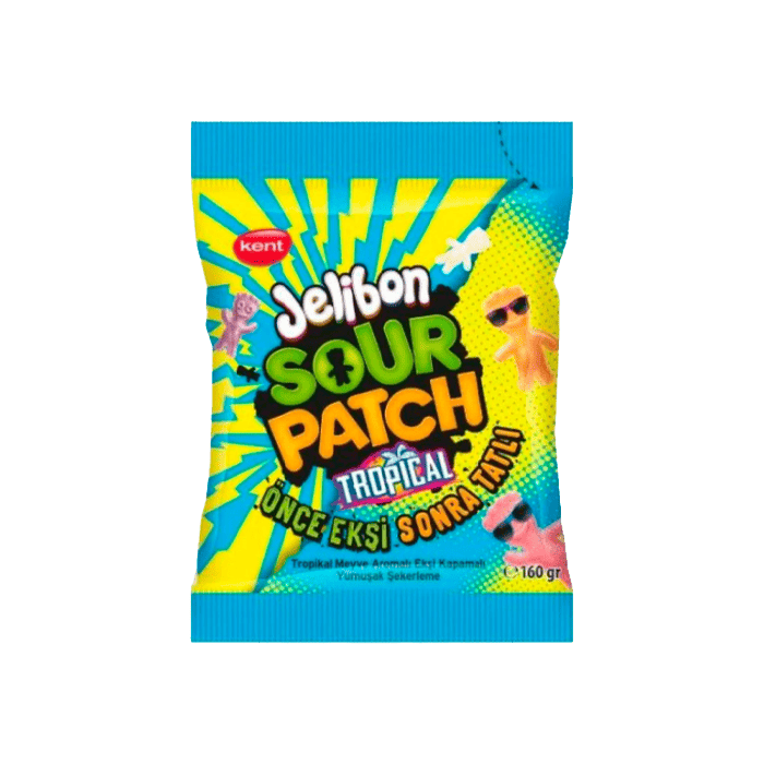 Jelibon Sour Patch Tropial 80g - Distribución Mayorista