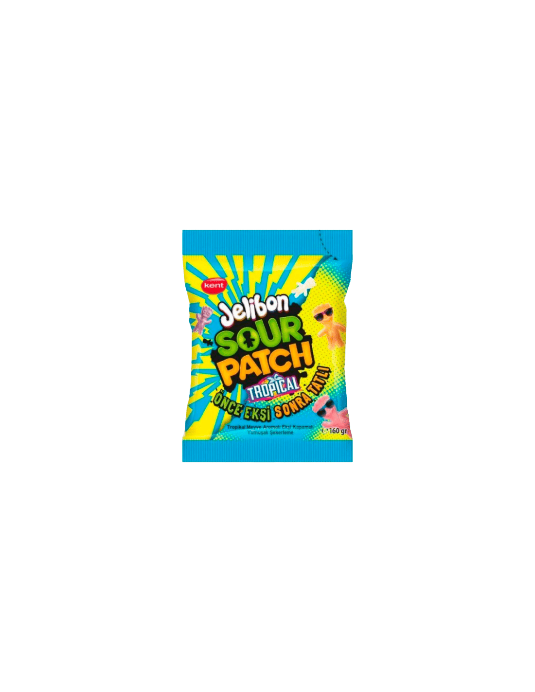 Jelibon Sour Patch Tropial 80g - Distribución Mayorista