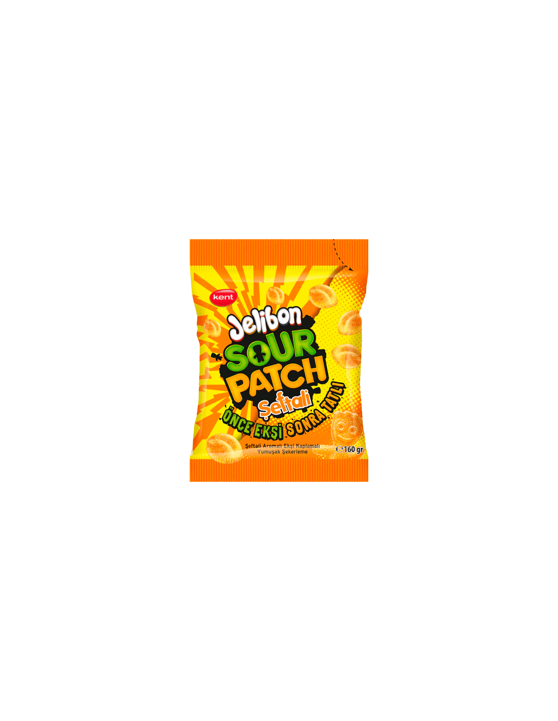 Jelibon Sour Patch Pêssego 80g | Distribución Mayorista