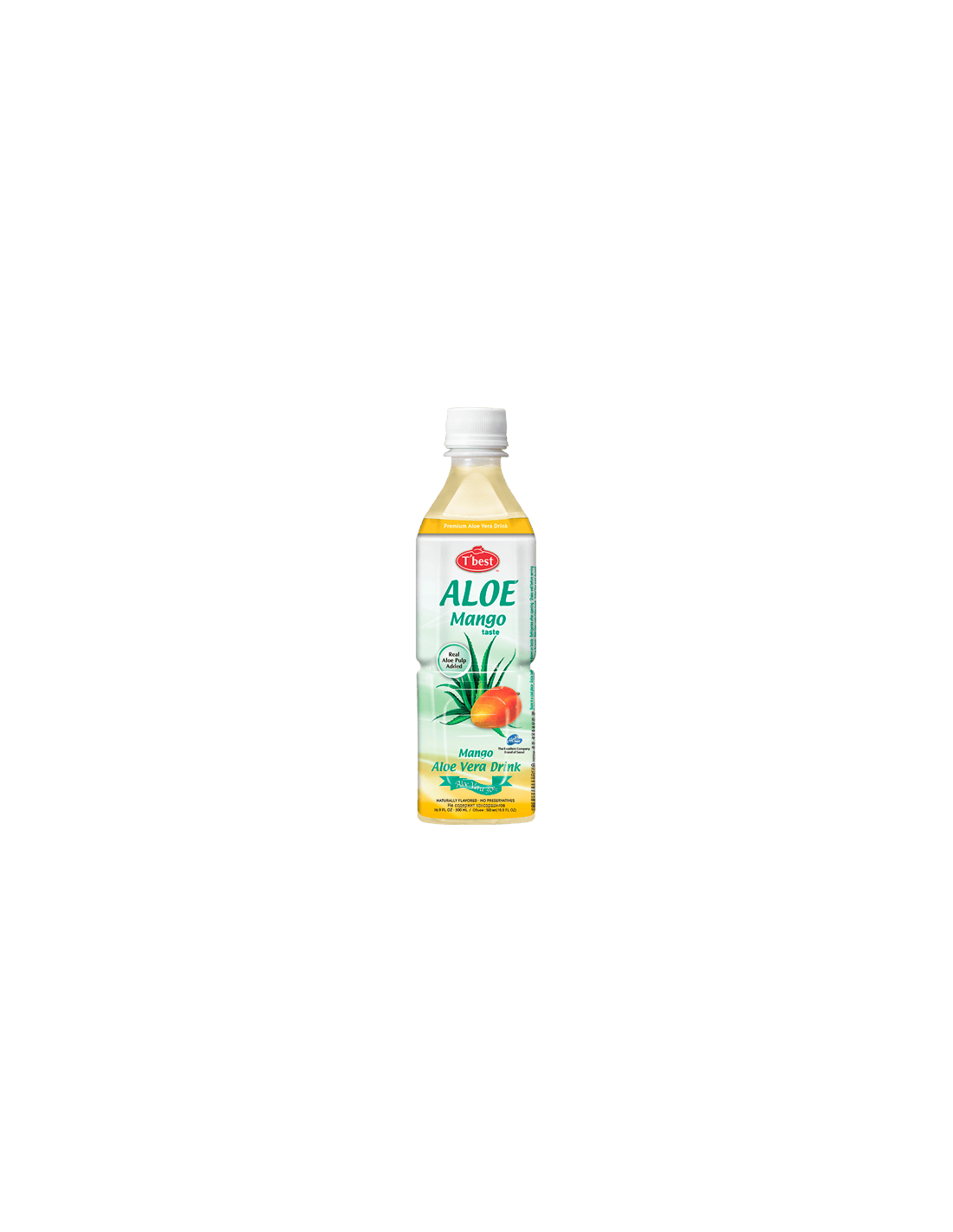 Bebida de Aloe Vera Mango 500ml T'best - Distribución Mayorista