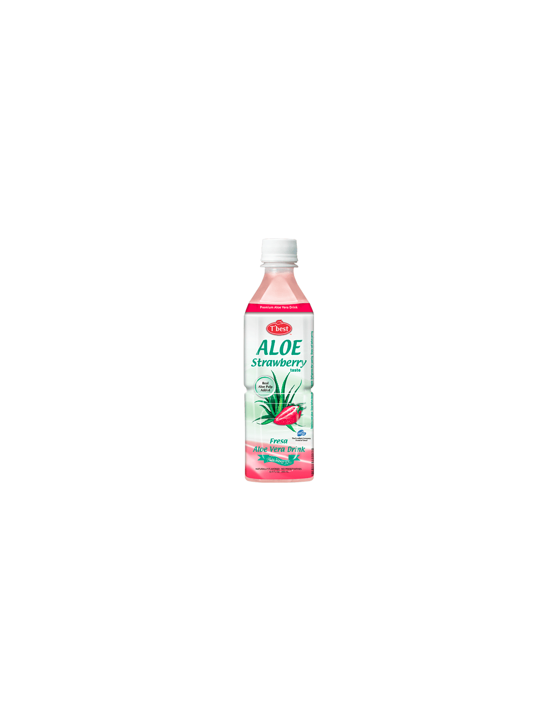 Aloe Vera Strawberry Drink 500ml T'best - Distribución Mayorista
