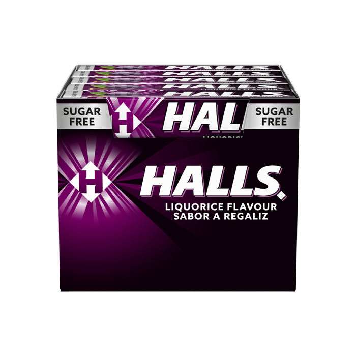 Halls Réglisse S/A 20 uds. - Distribución Mayorista