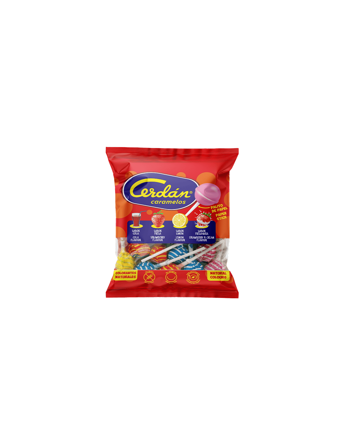 Sucette assortie Cerdán Bonbons 12g - Distribución Mayorista