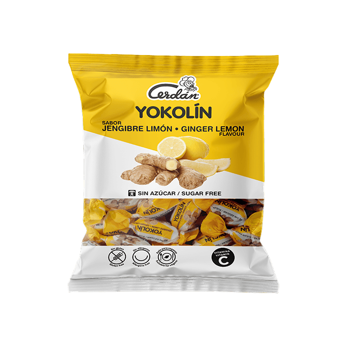 Yokolin Ingwer-Zitrone 50 g o.Z. Cerdán Caramelos - Distribución Mayorista